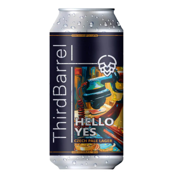 Third Barrel Hello Yes Czech Pale Lager Third Barrel Hello Yes Czech Pale Lager