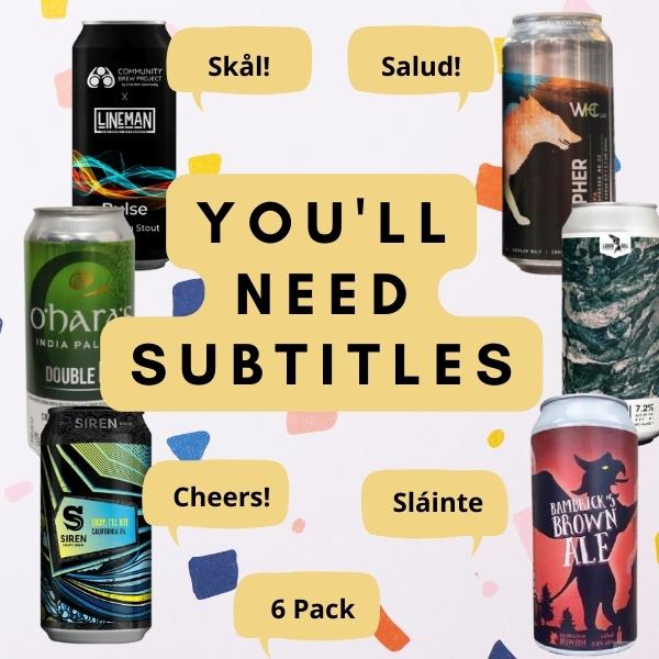 You'll Need Subtitles 6 Pack You'll Need Subtitles 6 Pack