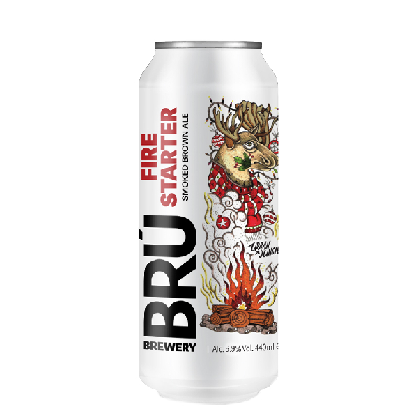 Bru Brewery Fire Starter Smoked Brown Ale Bru Brewery Fire Starter Smoked Brown Ale