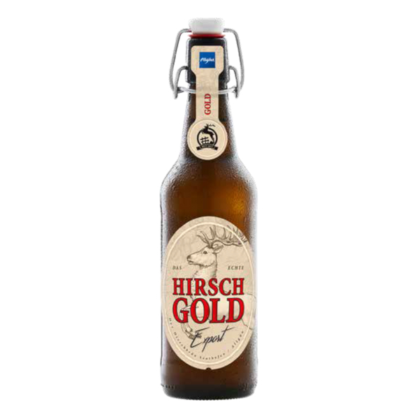 Der Hirschbrau Gold Export Lager