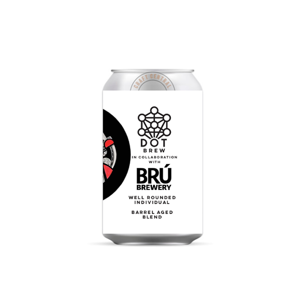 Bru and DOT Brew Collaboration Well Rounded Individual Barrel Aged Red Ale