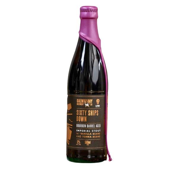 Galway Bay Sixty Ships Down Imperial Stout Bottle