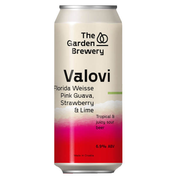 Garden Brewery Valovi Florida Weisse Pink Guava, Strawberry & Lime