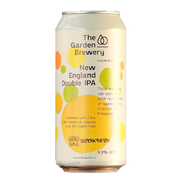 Garden Brewery X Maskeron New England DIPA #08 Garden Brewery X Maskeron New England DIPA #08