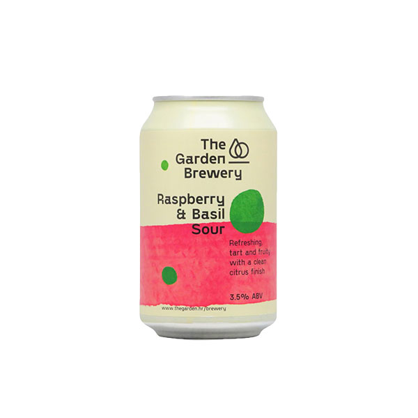 Garden Brewery Raspberry and Basil Sour Garden Brewery Raspberry and Basil Sour