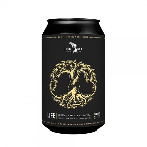 Lough Gill Life Bourbon Barrel Aged Imperial Milk Stout w/ Coconut & Vanilla Lough Gill Life Bourbon Barrel Aged Imperial Milk Stout w/ Coconut & Vanilla