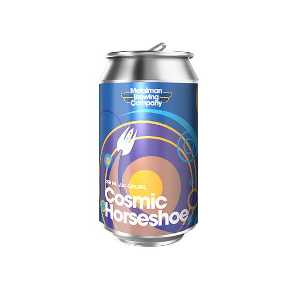 Metalman Cosmic Horseshoe Dry Hopped IPA Metalman Cosmic Horseshoe Dry Hopped IPA
