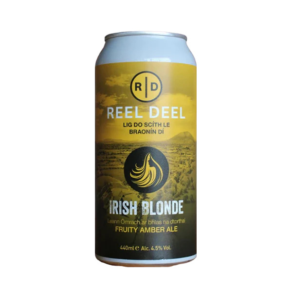 Reel Deel Irish Blonde Fruity Amber Ale