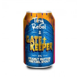 Tiny Rebel Gate Keeper Peanut Butter Pretzel Stout Tiny Rebel Gate Keeper Peanut Butter Pretzel Stout