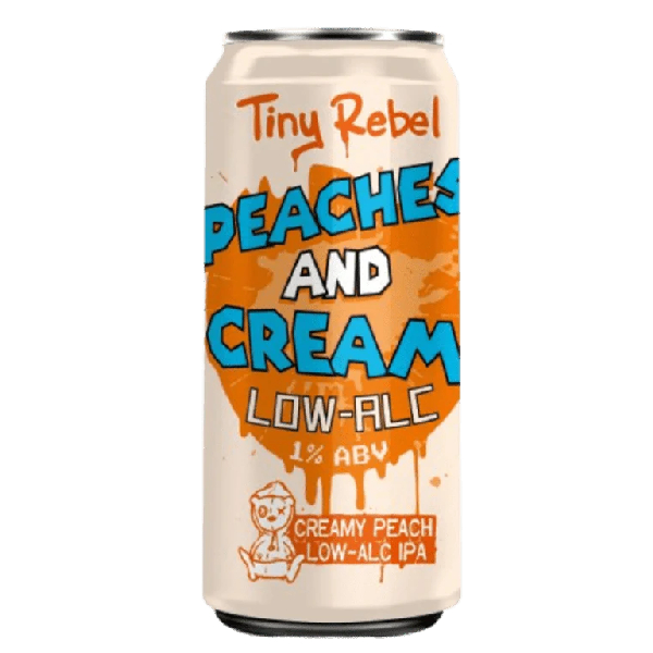 Tiny Rebel Peaches and Cream IPA Low Alc 1%