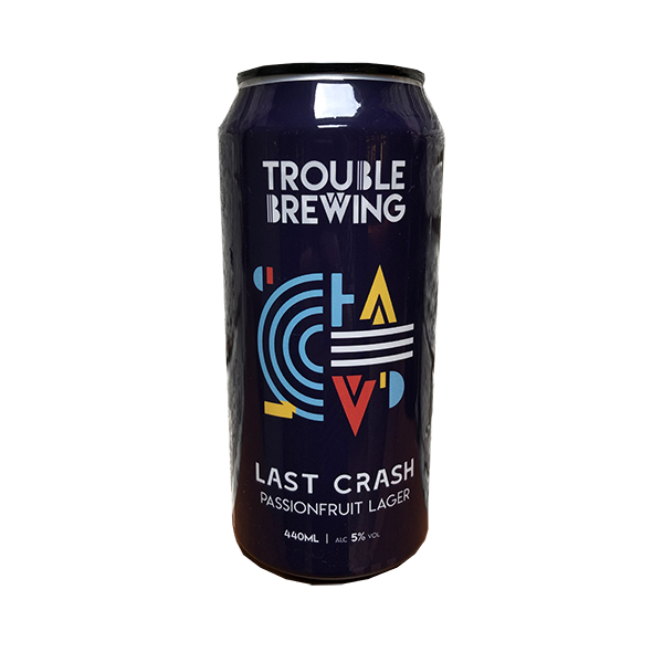 Trouble Brewing Last Crash Passionfruit Lager Trouble Brewing Last Crash Passionfruit Lager