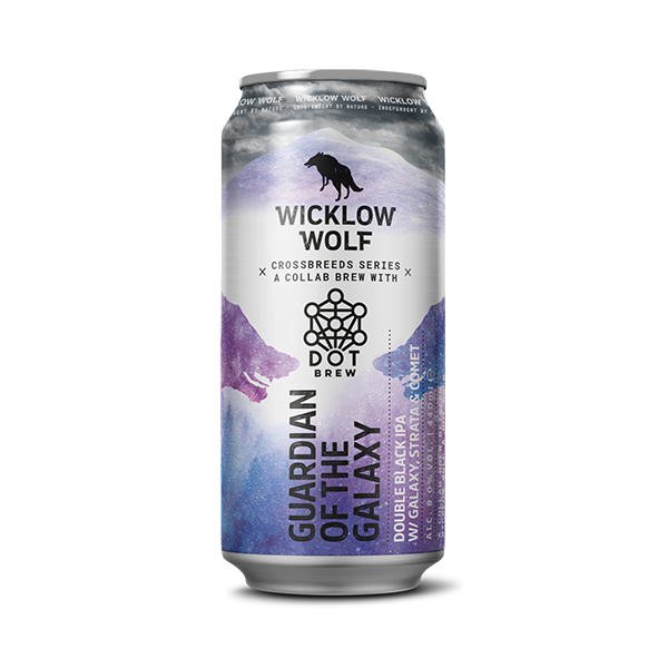 Wicklow Wolf & Dot Brew Collaboration Guardians Of The Galaxy Double Black IPA