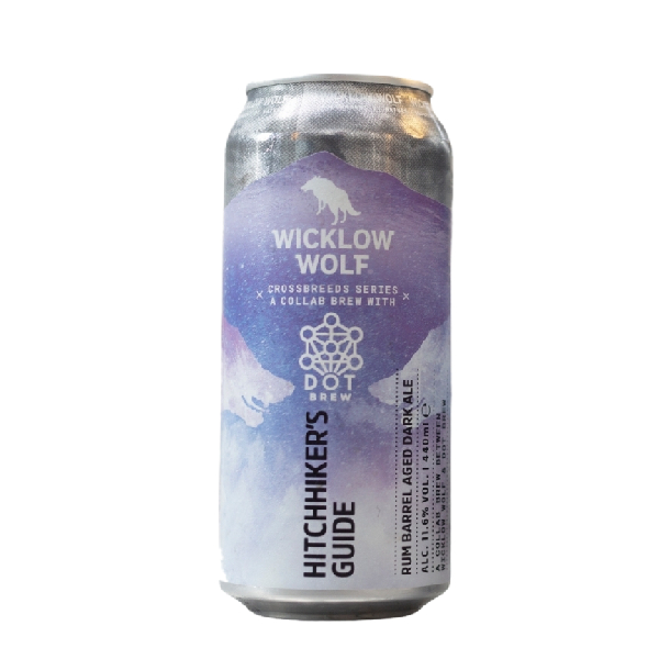 Wicklow Wolf/DOT Brew Hitchhiker's Guide Barrel Aged Dark Ale