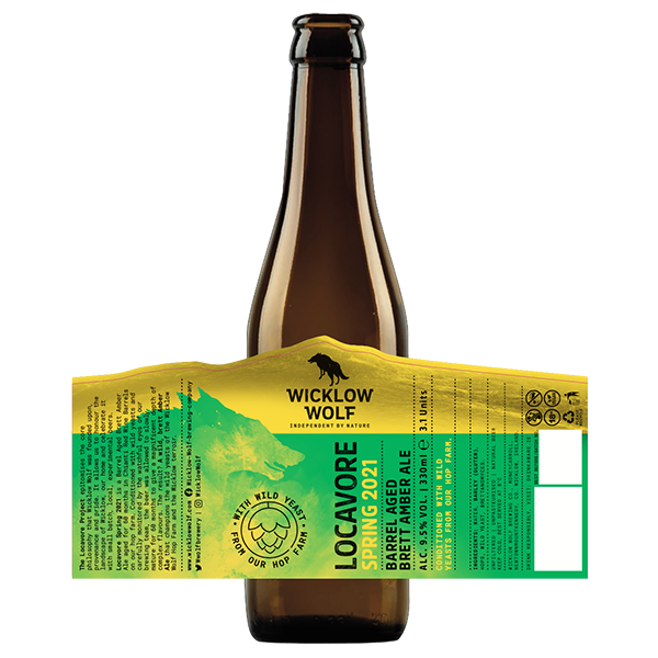 Wicklow Wolf Locavore Spring 2021 Barrel Aged Brett Amber Ale Wicklow Wolf Locavore Spring 2021 Barrel Aged Brett Amber Ale
