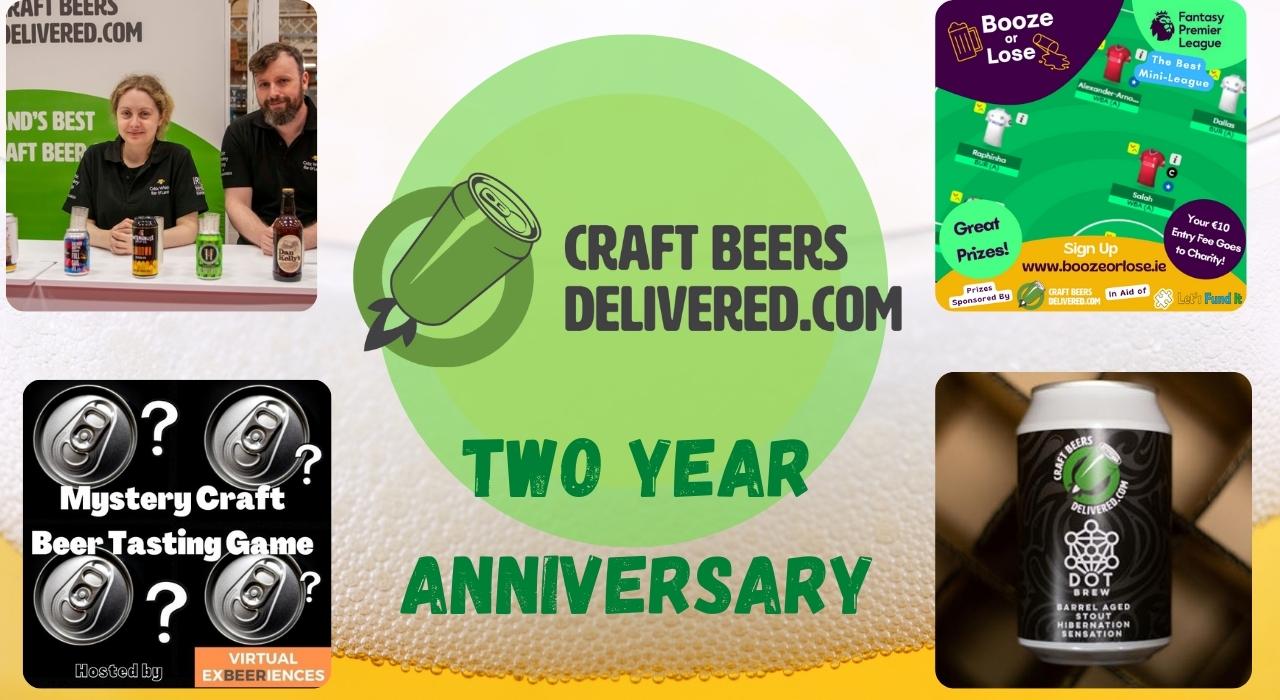 Craft Beers Delivered Is Turning 2 Years Old!